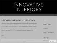 Tablet Screenshot of innovativeinteriorsbytricia.com